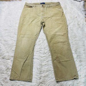 Vintage Polo Ralph Lauren Pant Mens 42/30 Corduroy Pocket Straight Leather Label